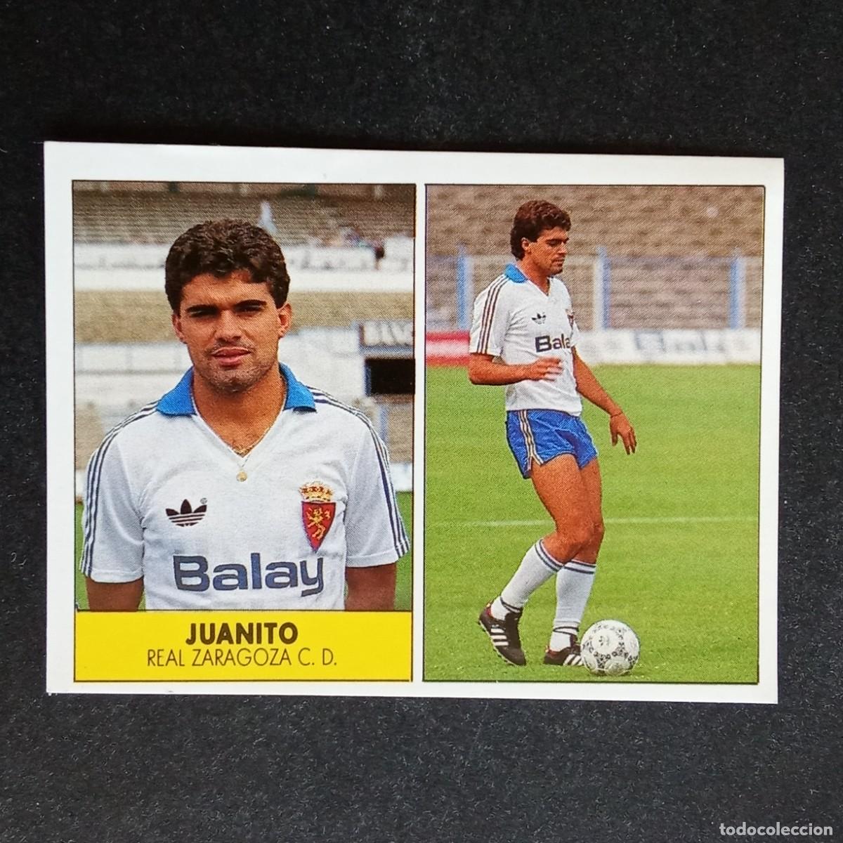 Cromos de f&uacute;tbol: JUANITO ZARAGOZA CROMO EDITORIAL FESTIVAL 1987 1988 LIGA 87 88 NUNCA PEGADO
