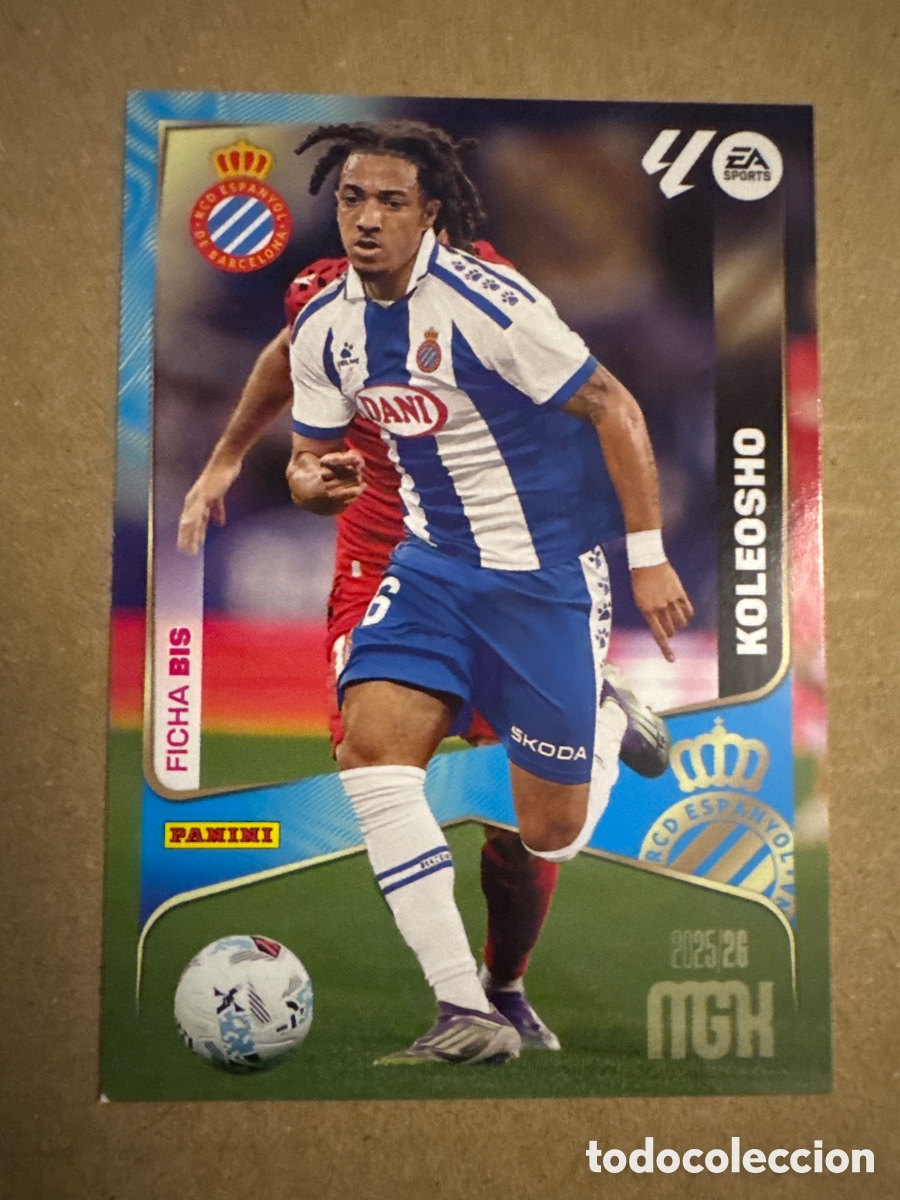 Cromos de f&uacute;tbol: # BIS 159 Koleosho M&aacute;laga Tercera 3 edici&oacute;n Megacracks 25 26 2025 2026 3&ordf;