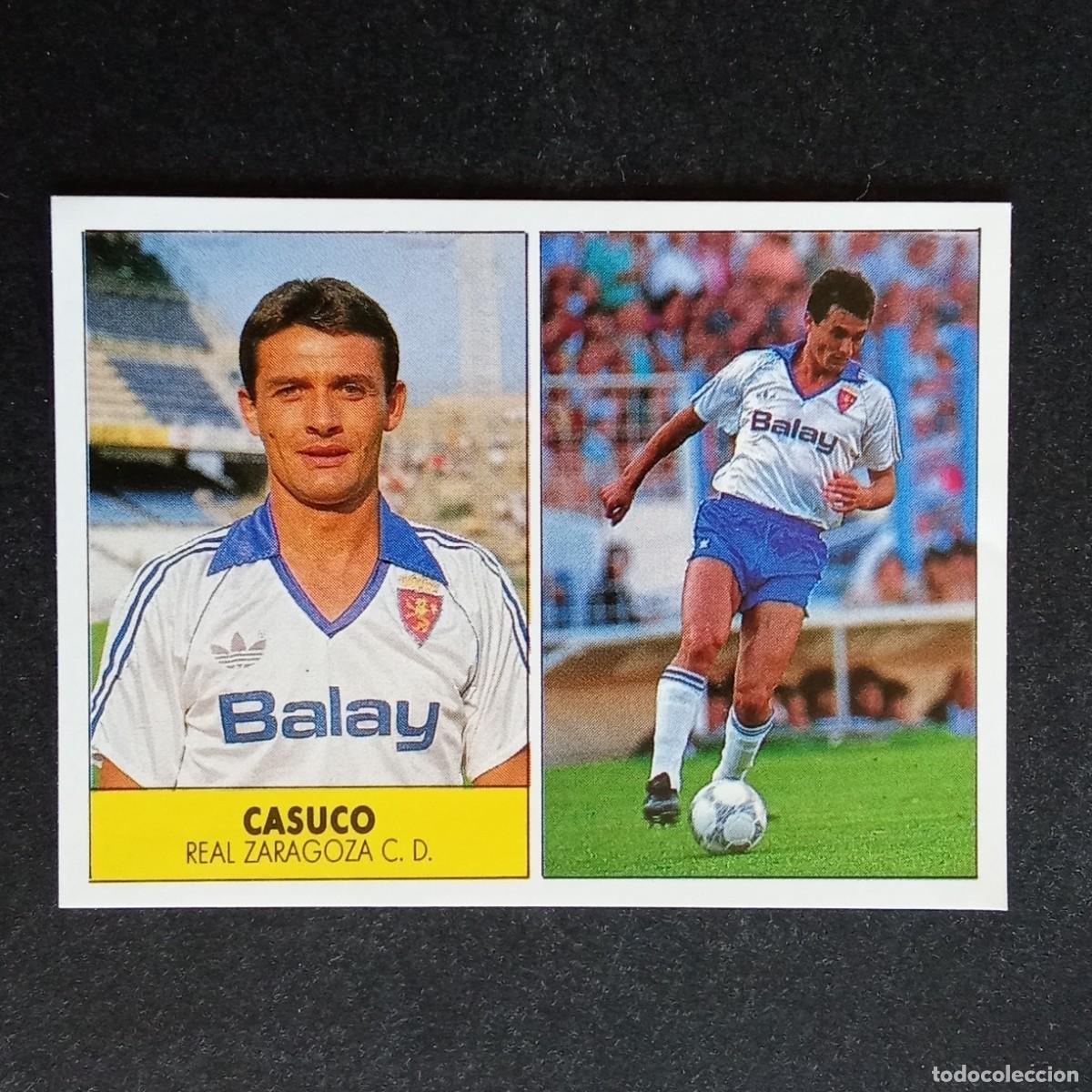 Cromos de f&uacute;tbol: CASUCO ZARAGOZA CROMO EDITORIAL FESTIVAL 1987 1988 LIGA 87 88 NUNCA PEGADO