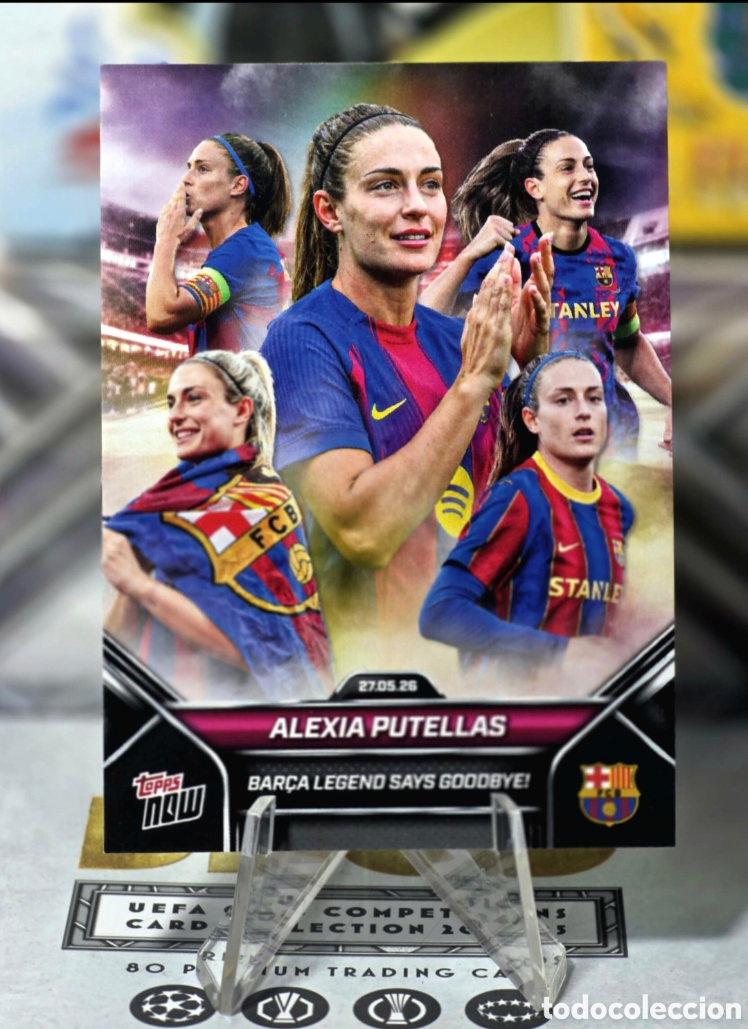Cromos de f&uacute;tbol: Alexia Putellas - 2026 FC Barcelona Topps NOW&reg; - Card 6