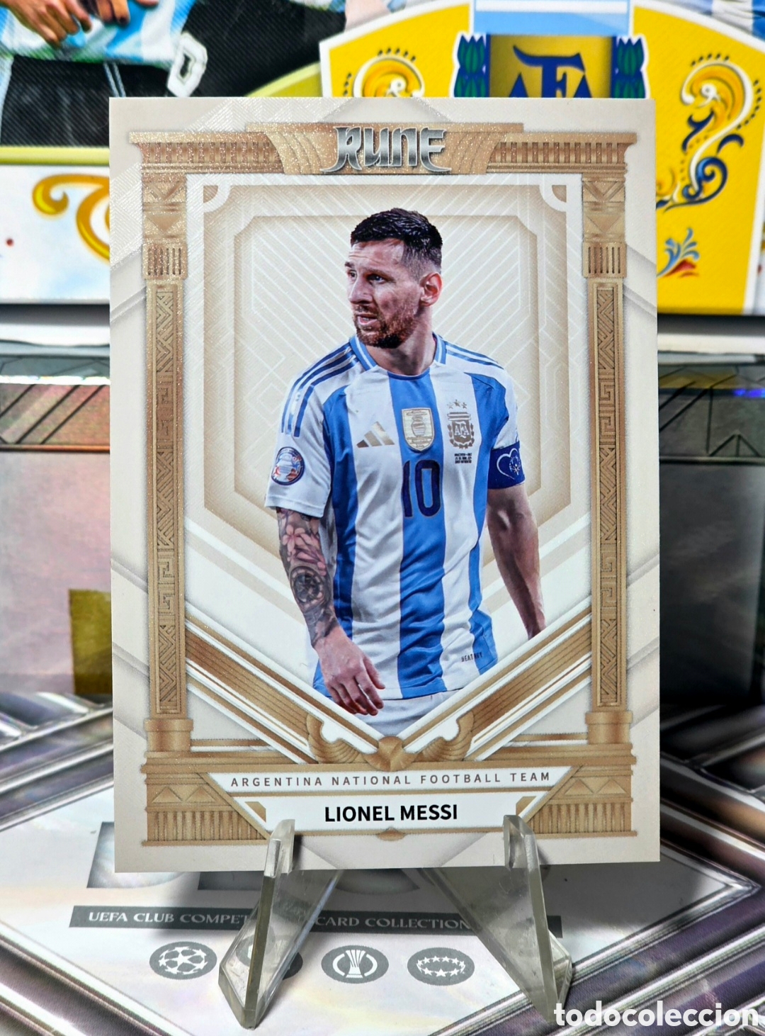 Cromos de f&uacute;tbol: Lionel Messi Rune Herock Argentina 2026