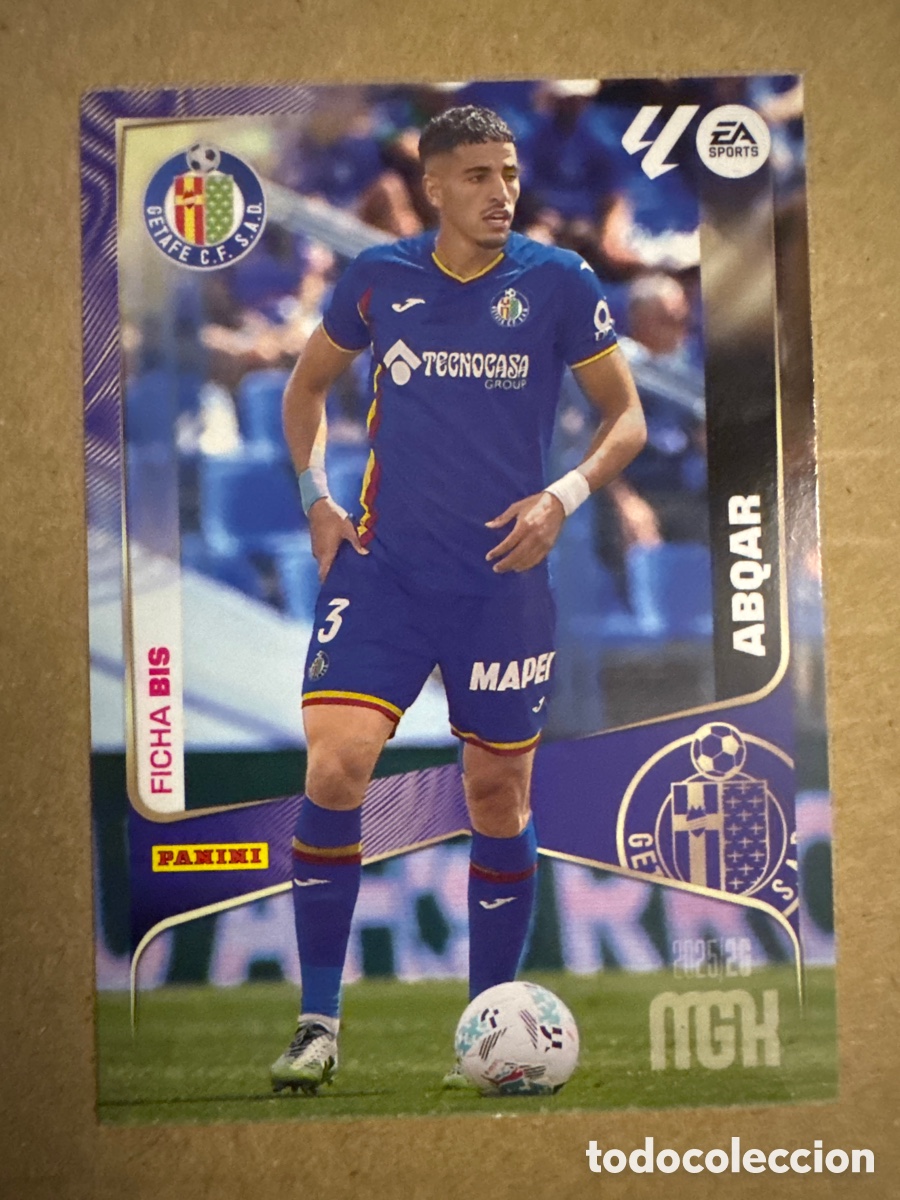 Cromos de f&uacute;tbol: # BIS 168 Abqar Getafe Tercera 3 edici&oacute;n Megacracks 25 26 2025 2026 3&ordf;