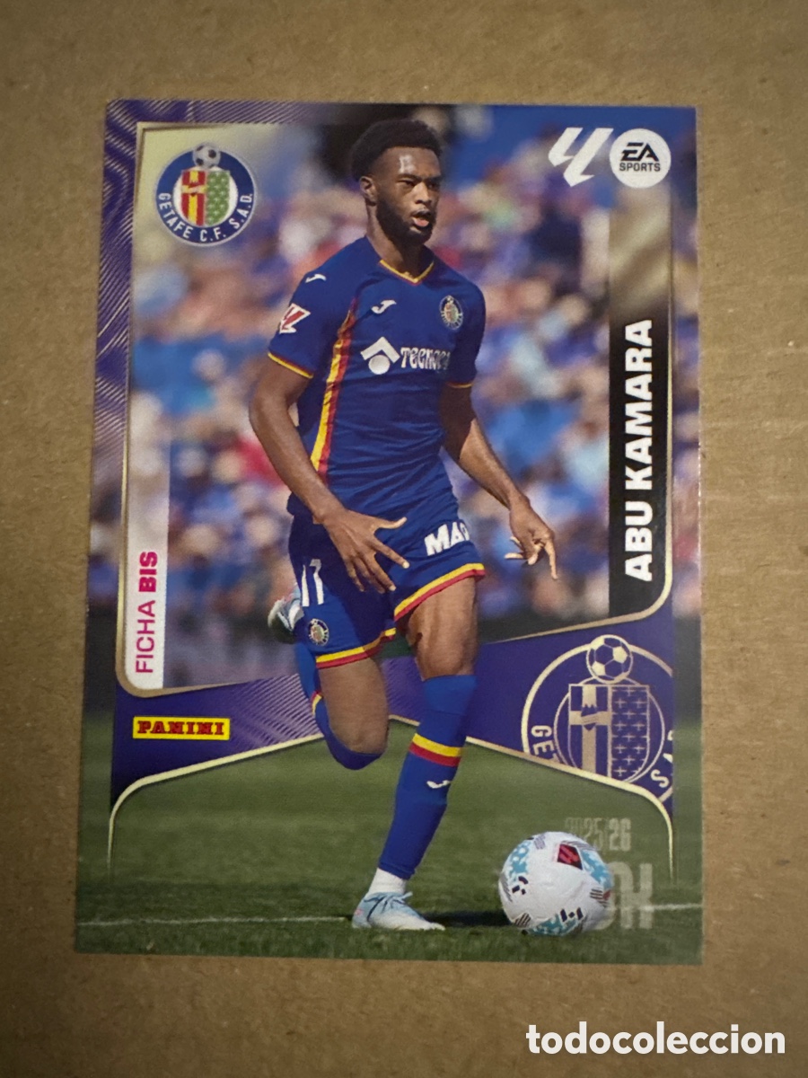 Cromos de f&uacute;tbol: # BIS 176 Abu Kamara Getafe Tercera 3 edici&oacute;n Megacracks 25 26 2025 2026 3&ordf;