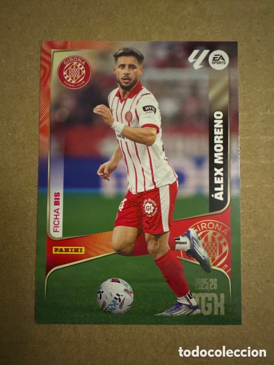 Cromos de f&uacute;tbol: # BIS 188 &Aacute;lex Moreno Girona Tercera 3 edici&oacute;n Megacracks 25 26 2025 2026 3&ordf;