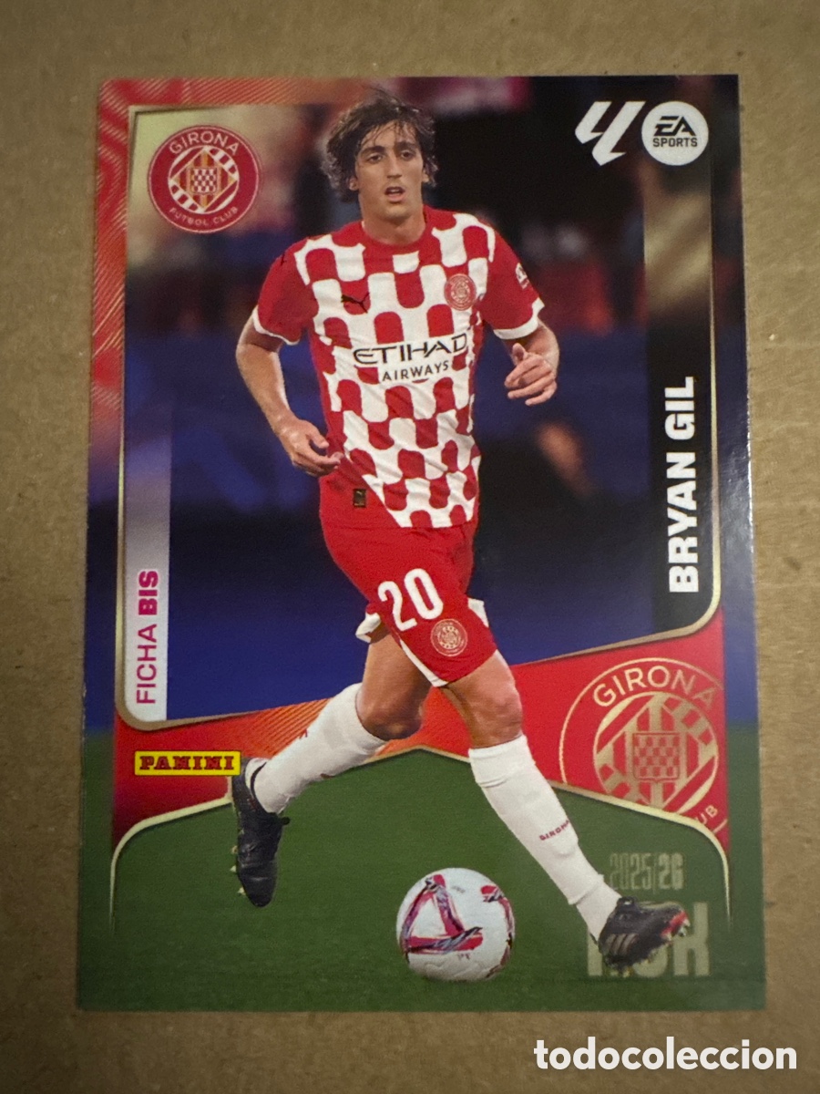 Cromos de f&uacute;tbol: # BIS 196 Bryan Gil Girona Tercera 3 edici&oacute;n Megacracks 25 26 2025 2026 3&ordf;