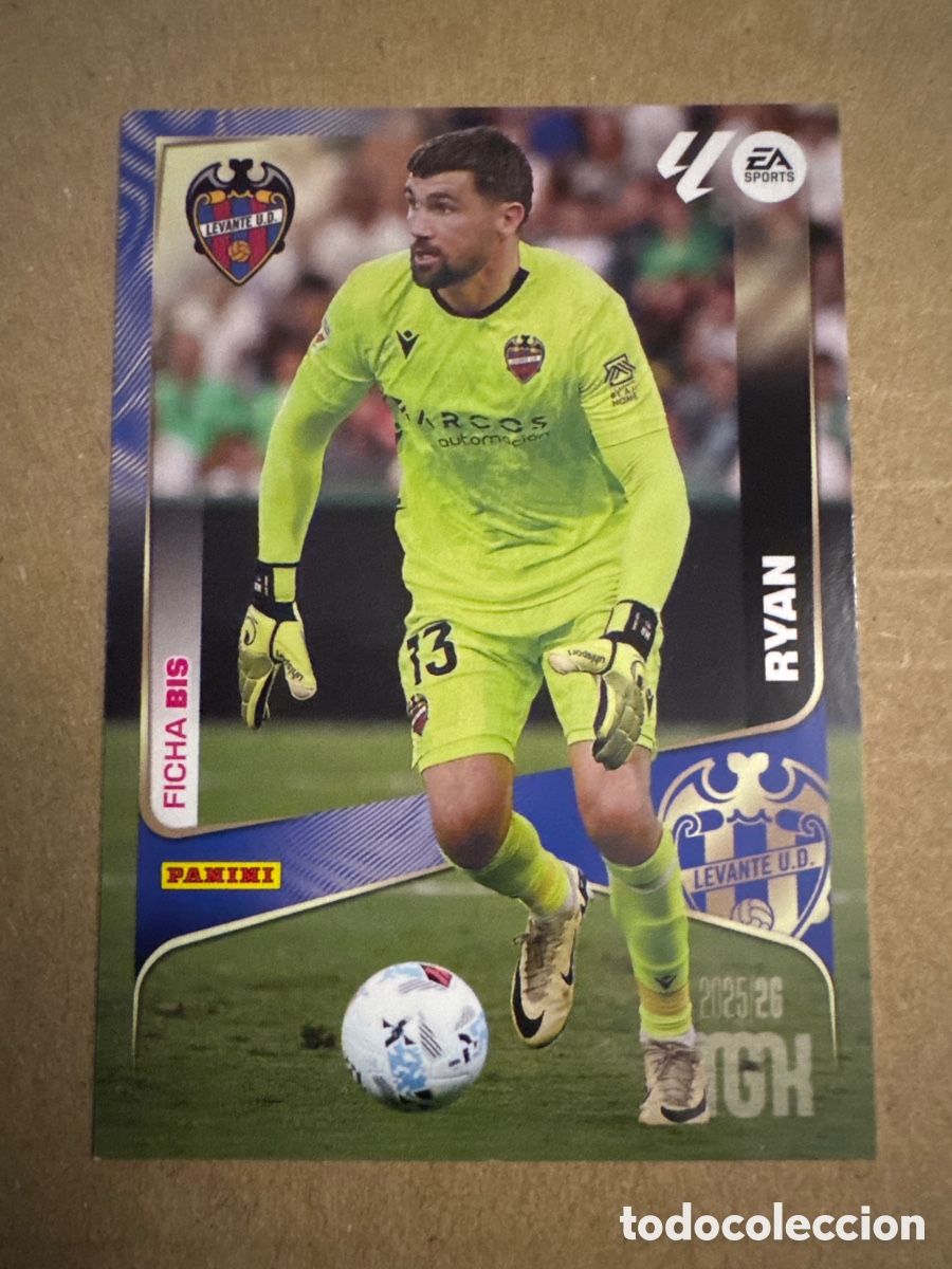Cromos de f&uacute;tbol: # BIS 201 Ryan Levante Tercera 3 edici&oacute;n Megacracks 25 26 2025 2026 3&ordf;