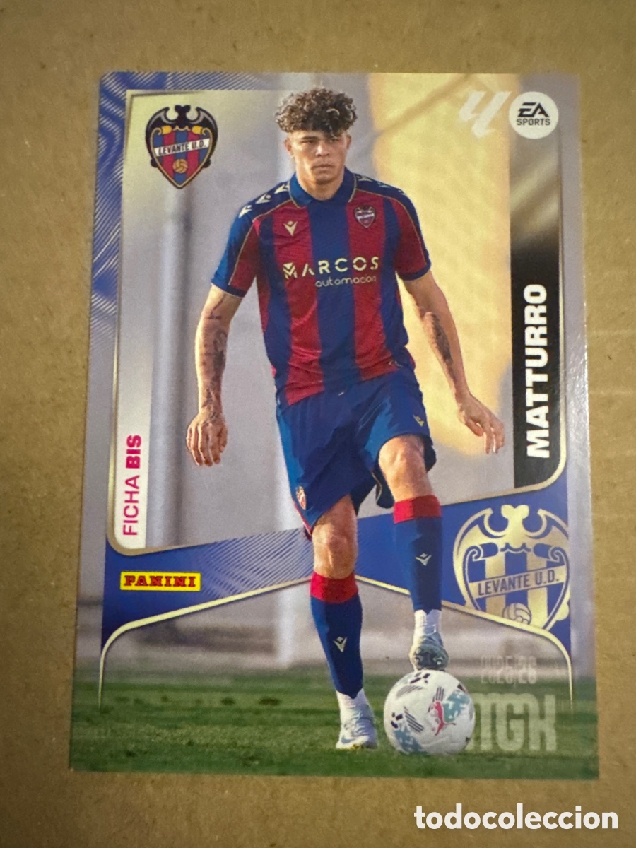 Cromos de f&uacute;tbol: # BIS 204 Matturro Levante Tercera 3 edici&oacute;n Megacracks 25 26 2025 2026 3&ordf;