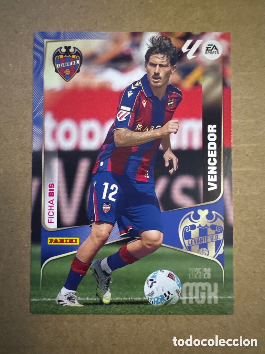 Cromos de f&uacute;tbol: # BIS 208 Vencedor Levante Tercera 3 edici&oacute;n Megacracks 25 26 2025 2026 3&ordf;