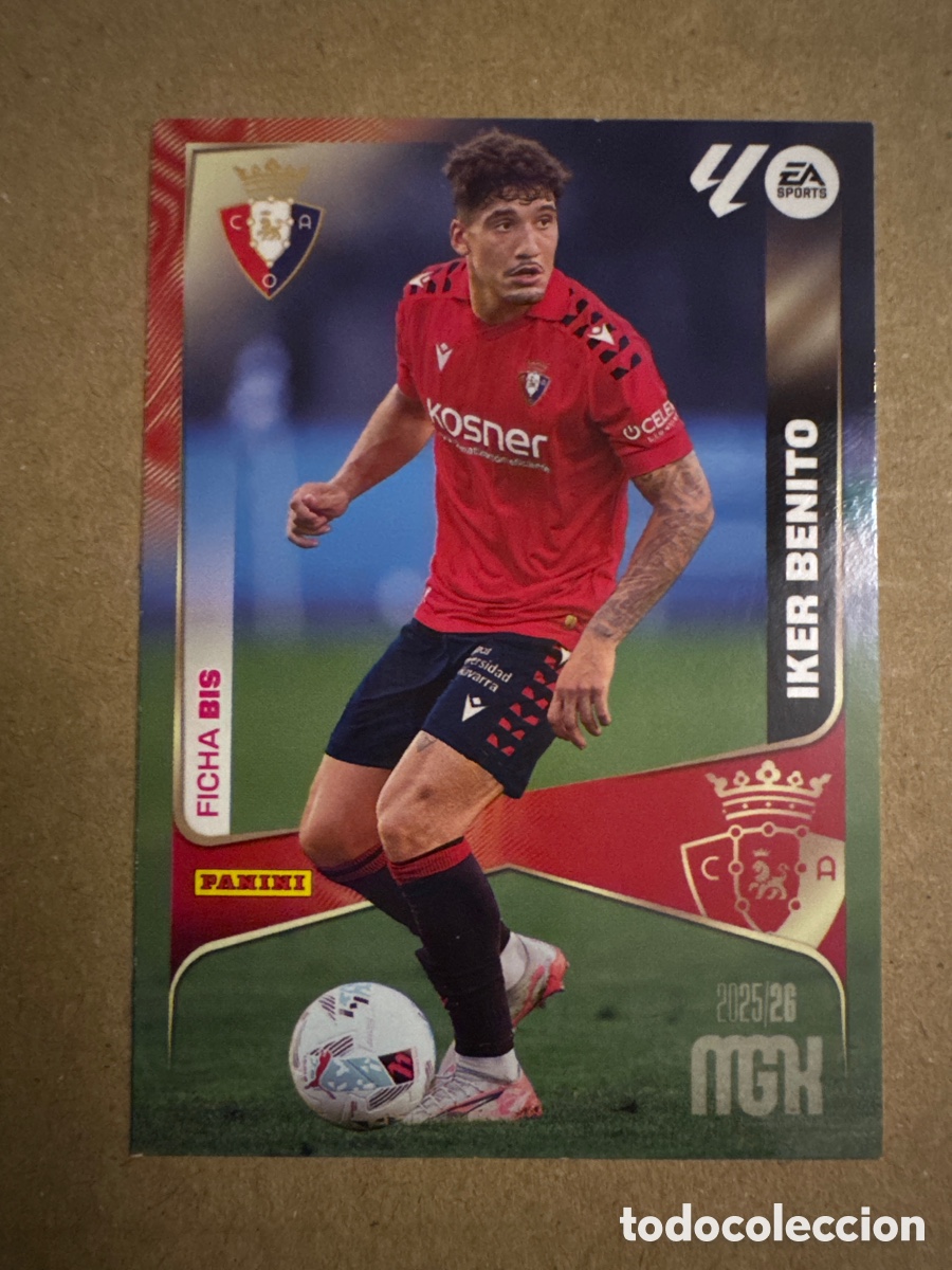 Cromos de f&uacute;tbol: # BIS 268 Iker Benito Osasuna Tercera 3 edici&oacute;n Megacracks 25 26 2025 2026 3&ordf;