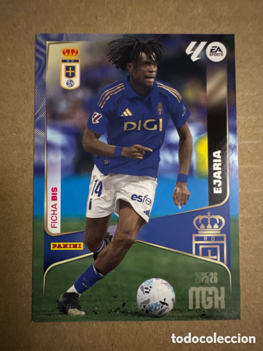 Cromos de f&uacute;tbol: # BIS 284 Ejaria Real Oviedo Tercera 3 edici&oacute;n Megacracks 25 26 2025 2026 3&ordf;