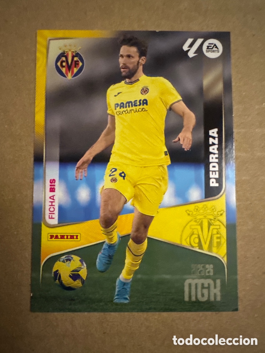 Cromos de f&uacute;tbol: # BIS 368 Pedraza Villarreal Tercera 3 edici&oacute;n Megacracks 25 26 2025 2026 3&ordf;
