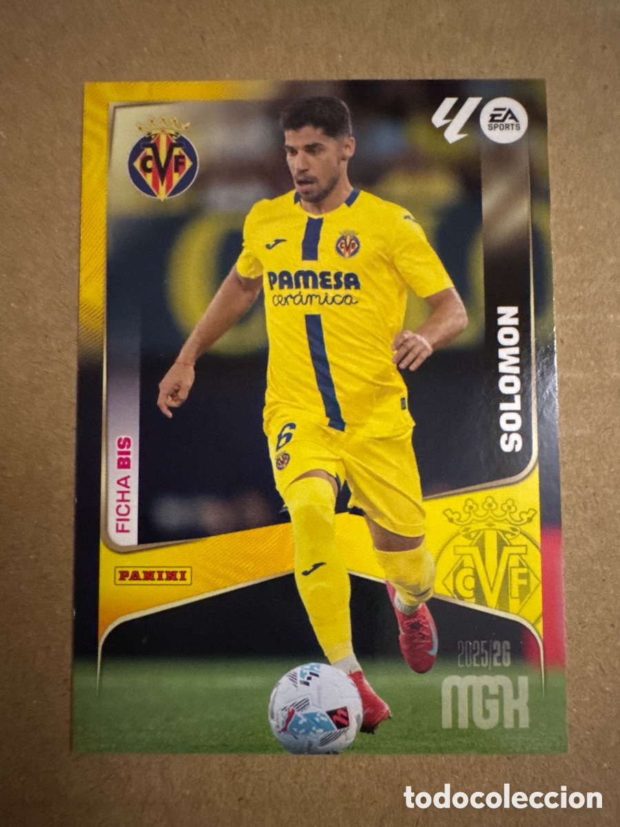 Cromos de f&uacute;tbol: # BIS 374 Solomon Villarreal Tercera 3 edici&oacute;n Megacracks 25 26 2025 2026 3&ordf;
