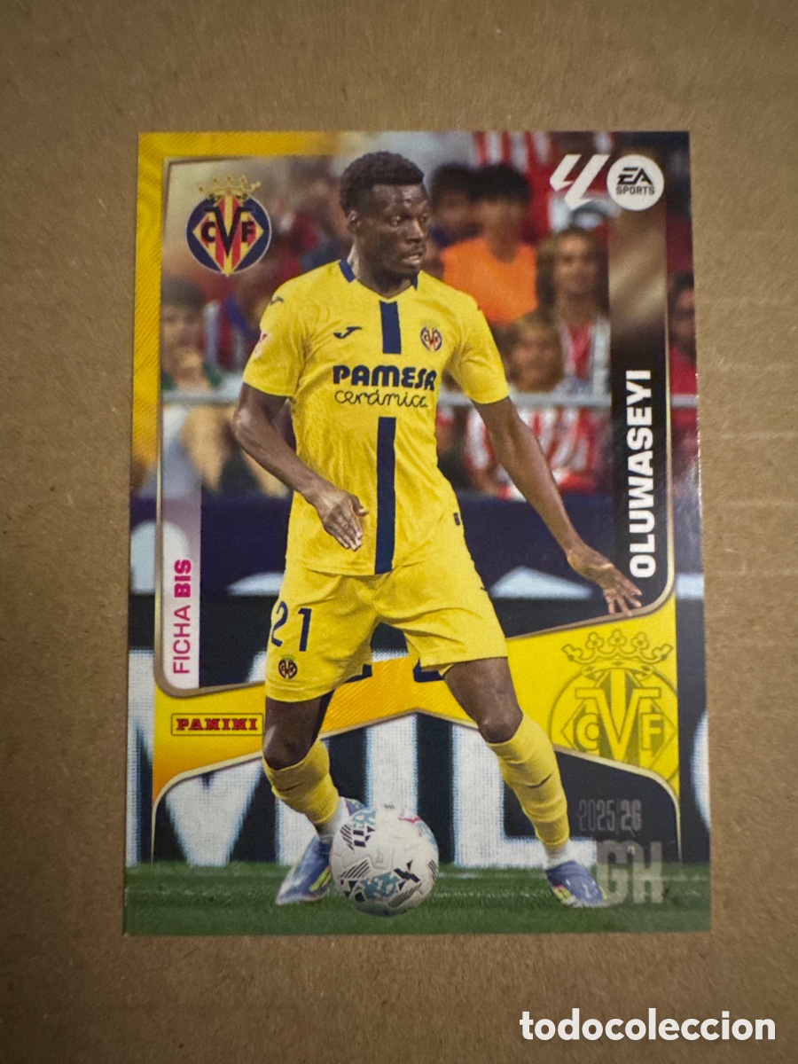 Cromos de f&uacute;tbol: # BIS 377 Oluwaseyi Villarreal Tercera 3 edici&oacute;n Megacracks 25 26 2025 2026 3&ordf;