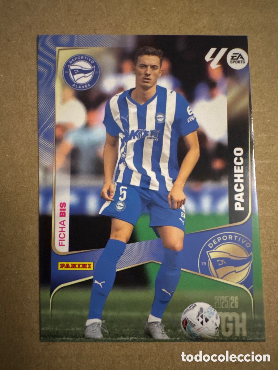 Cromos de f&uacute;tbol: # BIS 24 Jon Pacheco Alav&eacute;s Megacracks 25 26 2025 2026 Last Moment
