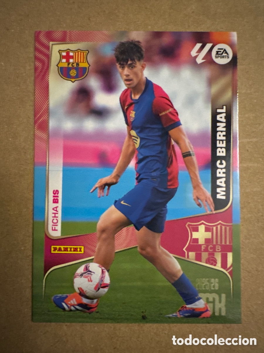 Cromos de f&uacute;tbol: # BIS 85 Marc Bernal FC Barcelona Megacracks 25 26 2025 2026 Last Moment