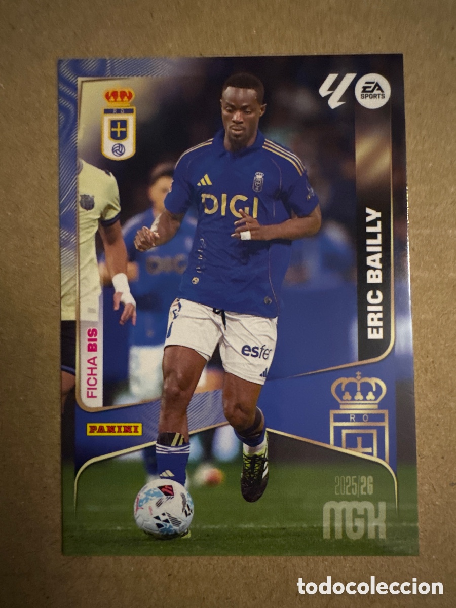 Cromos de f&uacute;tbol: # BIS 277 Eric Bailly Real Oviedo Megacracks 25 26 2025 2026 Last Moment