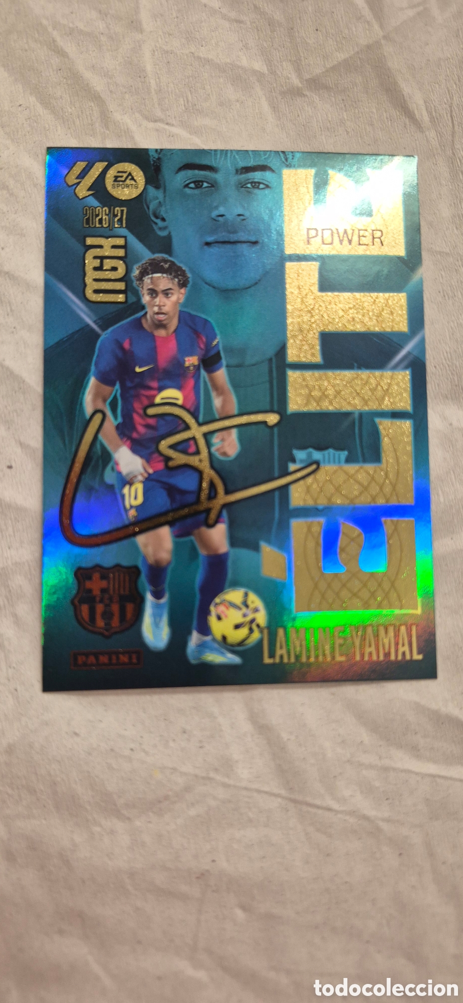 Cromos de f&uacute;tbol: CROMO LAMINE YAMAL MGK ELITE