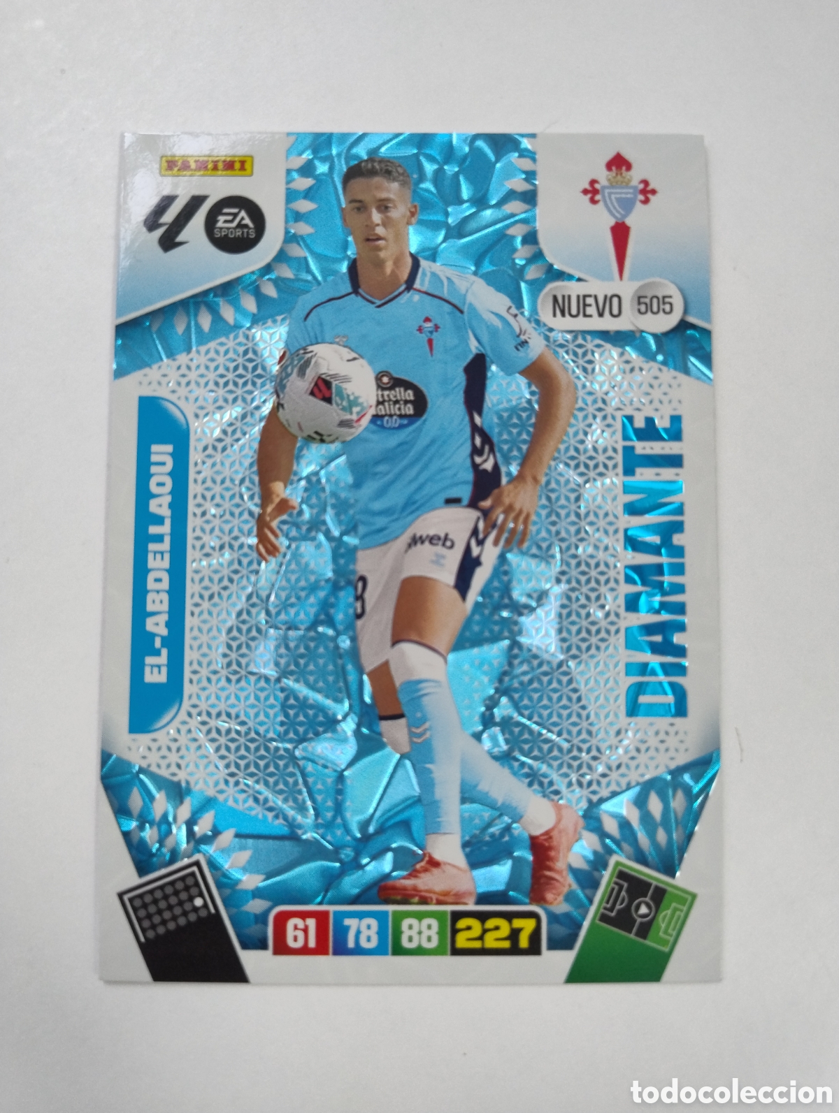Cromos de f&uacute;tbol: 505 - El Abdellaoui - Celta - Adrenalyn XL Liga 2025 - 2026 Nuevo Diamante