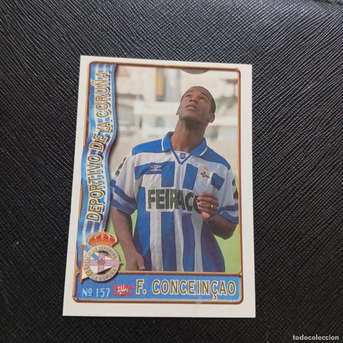 Cromos de f&uacute;tbol: 157 F CONCEINCAO DEPORTIVO MUNDICROMO 1996 1997 CROMO FUTBOL LIGA 96 97 - A207 PG193 ULTIMA HORA