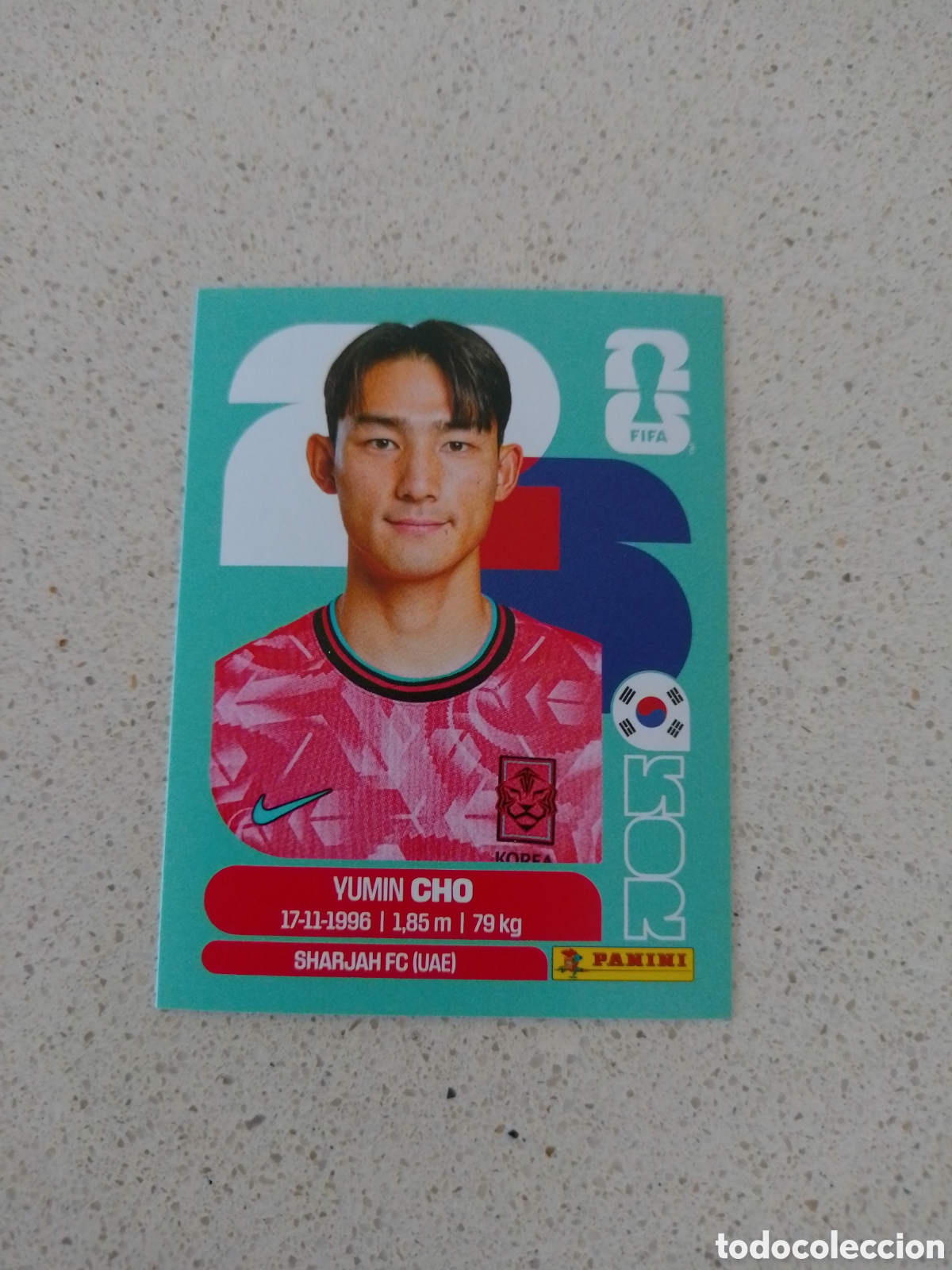 Cromos de f&uacute;tbol: CROMO NUMERO 5 CHO COREA. MUNDIAL 2026. PANINI.
