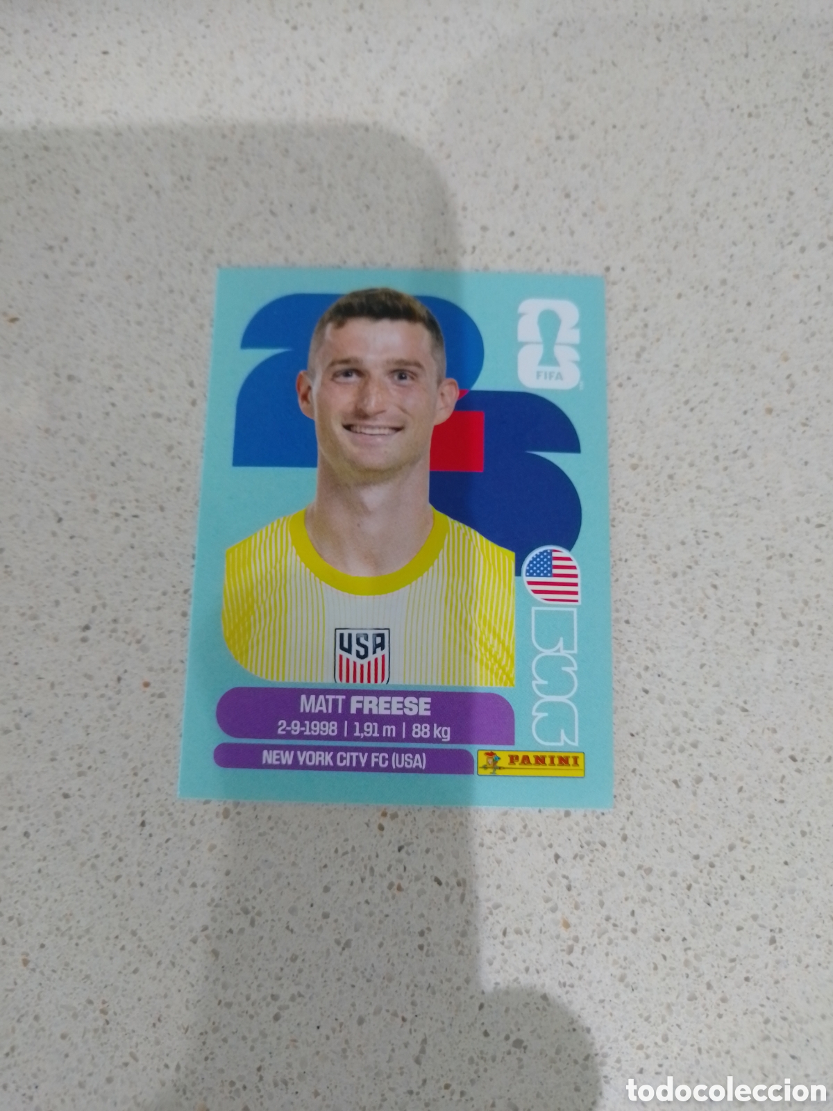 Cromos de f&uacute;tbol: CROMO NUMERO 2 FREESE USA. MUNDIAL 2026. PANINI.