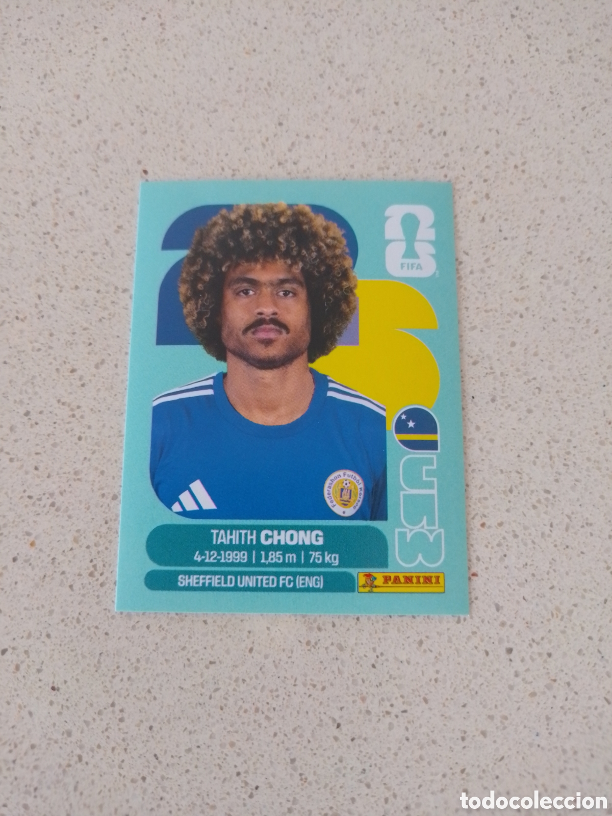 Cromos de f&uacute;tbol: CROMO NUMERO 14 CHONG CURAZAO. MUNDIAL 2026. PANINI.