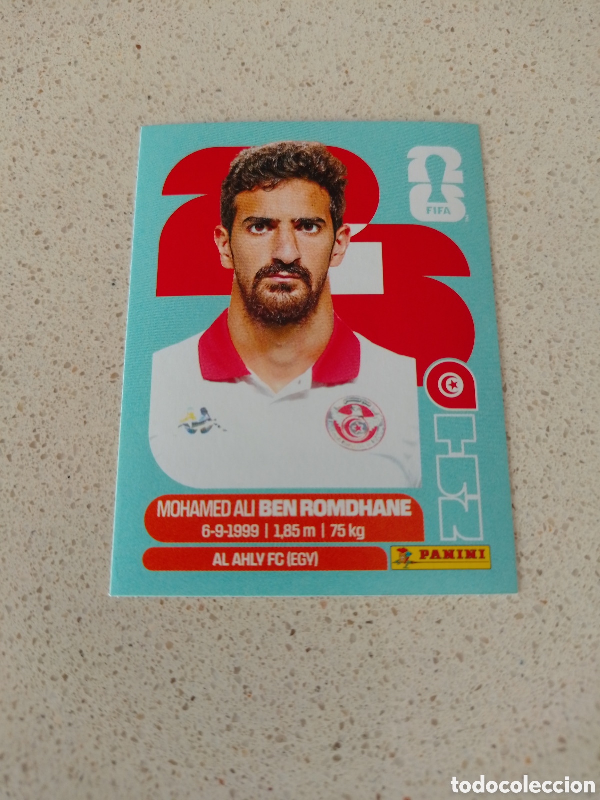 Cromos de f&uacute;tbol: CROMO NUMERO 12 BEN ROMDHANE TUNEZ. MUNDIAL 2026. PANINI.