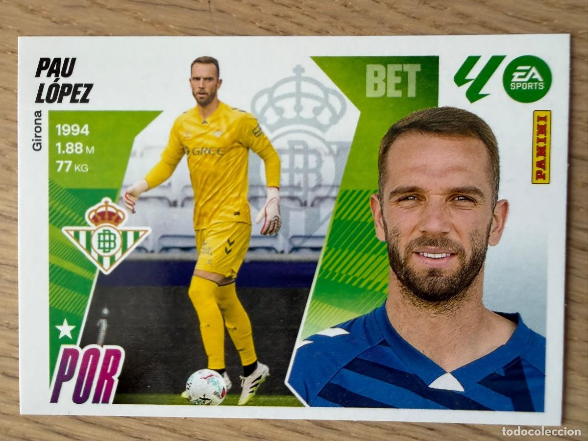 Cromos de f&uacute;tbol: 3 PAU LOPEZ REAL BETIS 25 26 2025 2026 LIGA EA SPORTS COLECCIONES ESTE SIN PEGAR STICKER