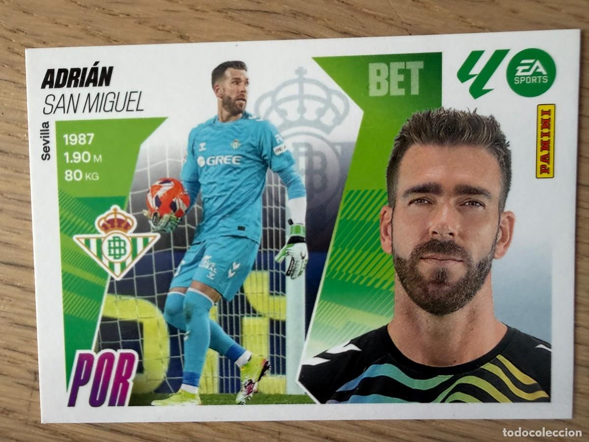 Cromos de f&uacute;tbol: 4 ADRIAN REAL BETIS 25 26 2025 2026 LIGA EA SPORTS COLECCIONES ESTE SIN PEGAR STICKER
