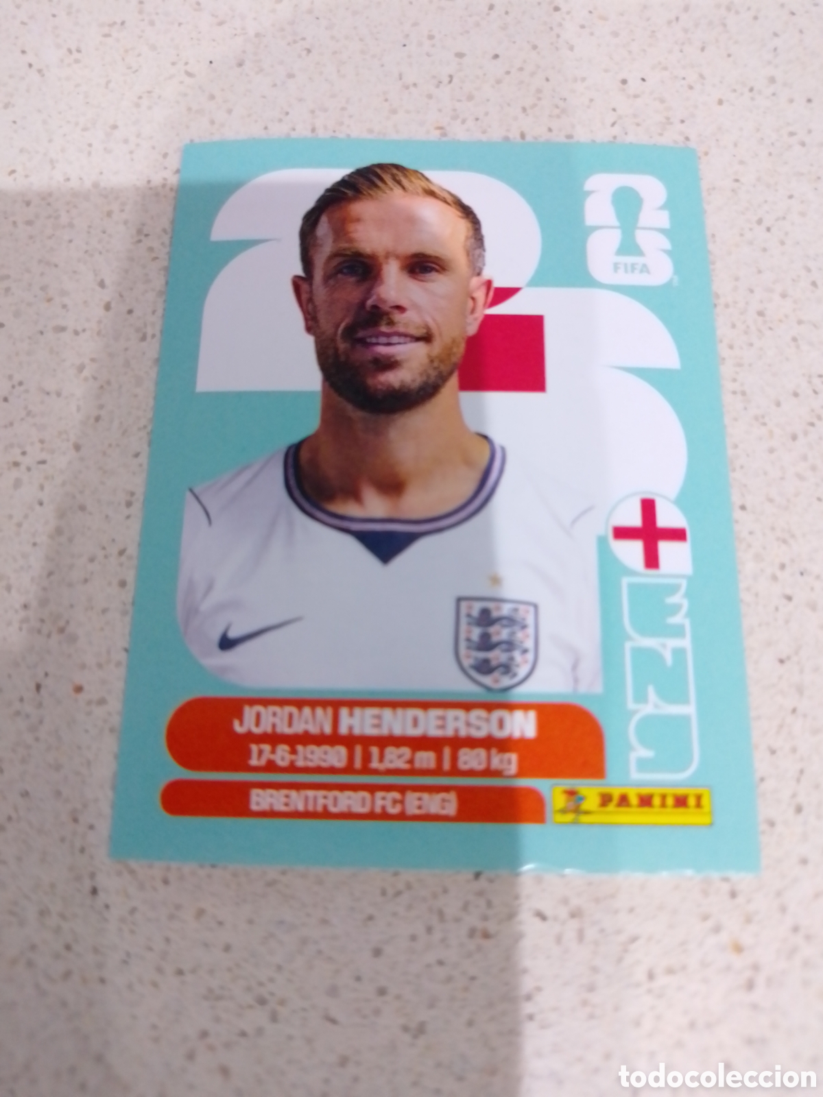 Cromos de f&uacute;tbol: CROMO N&Uacute;MERO 9 HENDERSON INGLATERRA . MUNDIAL 2026. PANINI.