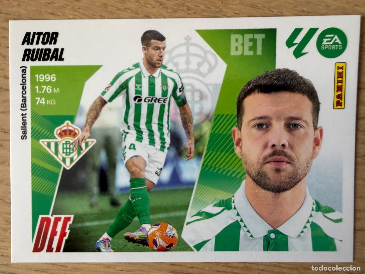 Cromos de f&uacute;tbol: 5A 5 A AITOR RUIBAL REAL BETIS 25 26 2025 2026 LIGA EA SPORTS COLECCIONES ESTE SIN PEGAR STICKER