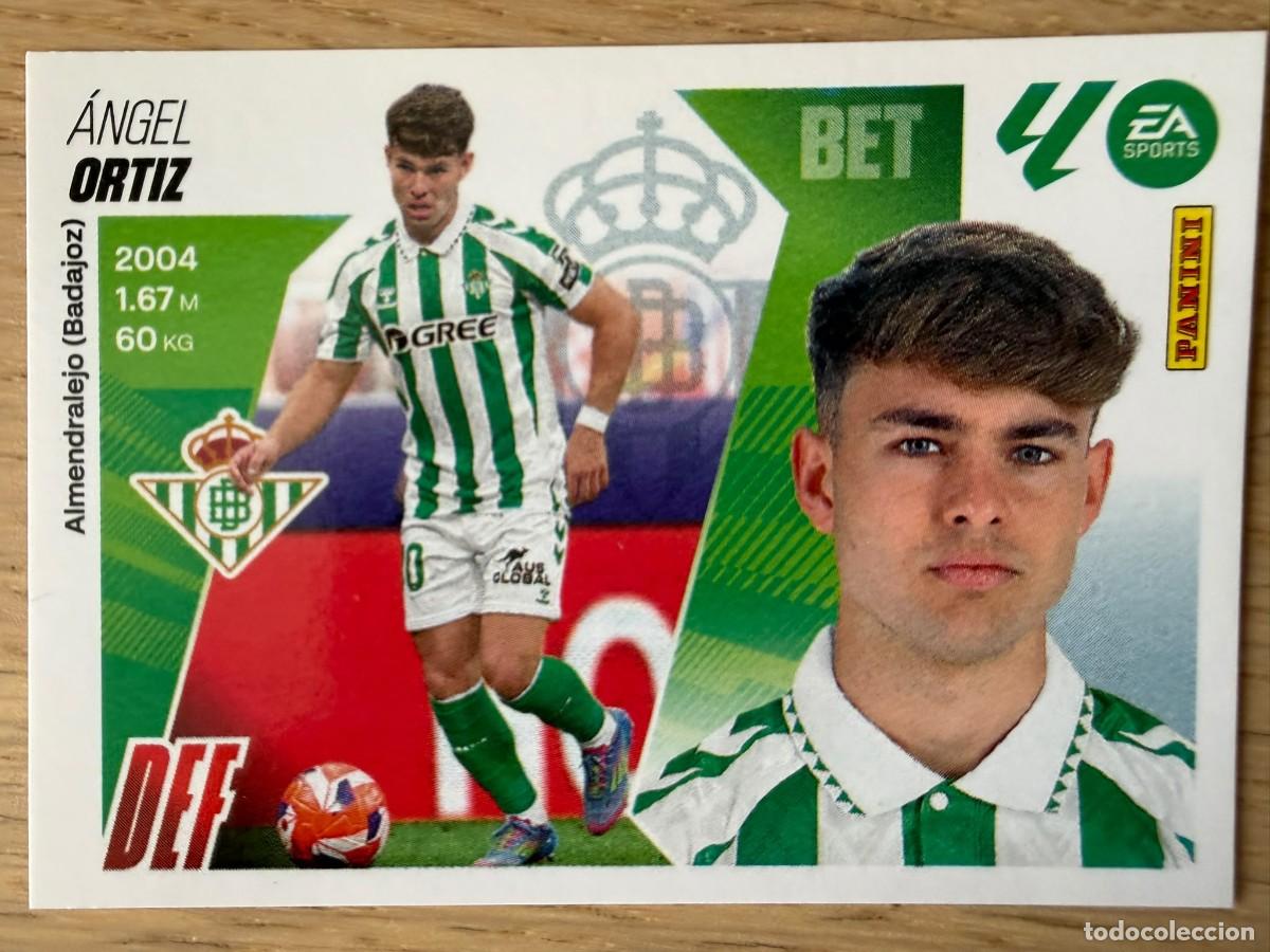 Cromos de f&uacute;tbol: 5B 5 B ANGEL ORTIZ REAL BETIS 25 26 2025 2026 LIGA EA SPORTS COLECCIONES ESTE SIN PEGAR STICKER