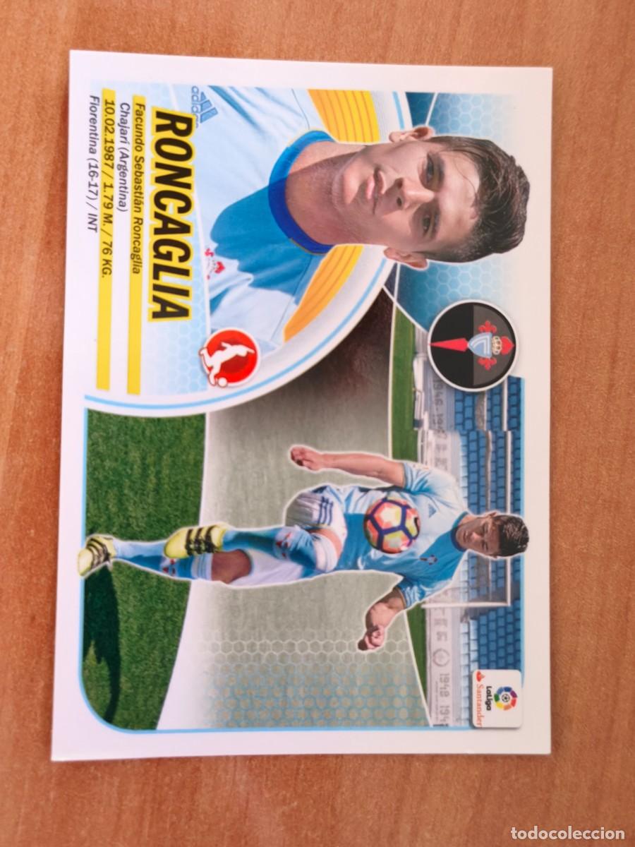 Cromos de f&uacute;tbol: roncaglia, 2016 17 ultimos fichajes