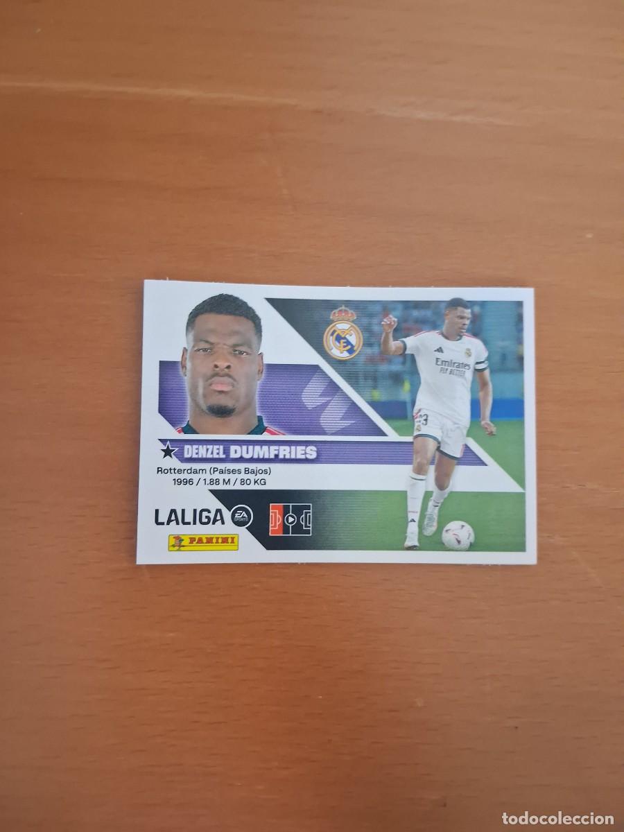 Cromos de f&uacute;tbol: Ediciones Este 2026 2027 26 27 Ultimos Fichajes Real Madrid 3 Dumfries