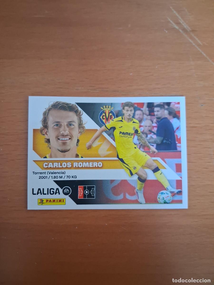 Cromos de f&uacute;tbol: Ediciones Este 2026 2027 26 27 Ultimos Fichajes Villarreal CF 4 Carlos Romero