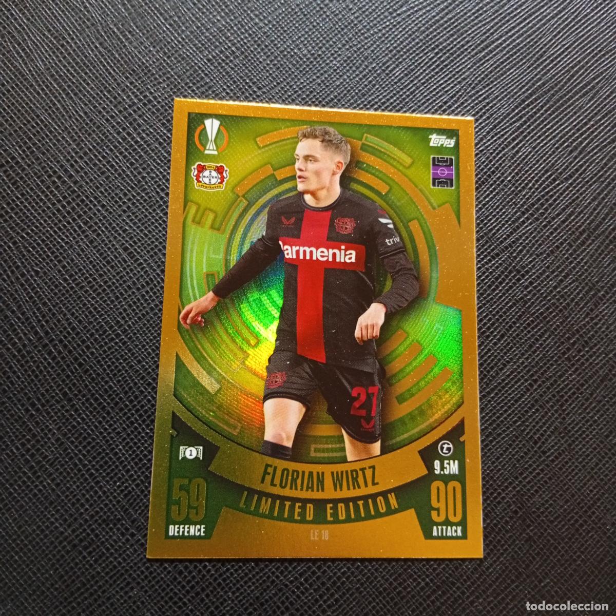 Cromos de f&uacute;tbol: FLORIAN WIRTZ LEVERKUSEN TOPPS MATCH ATTAX 2023 2024 FUTBOL 23 24 - A217 PG59 LIMITED EDITION