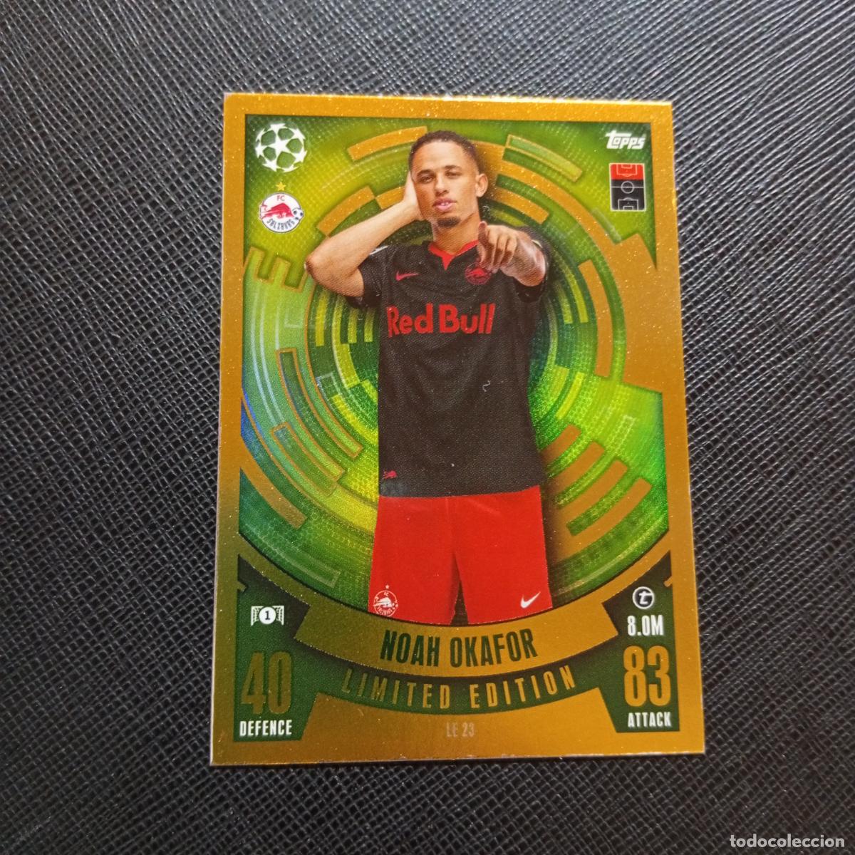 Cromos de f&uacute;tbol: NOAH OKAFOR RB LEIPZIG TOPPS MATCH ATTAX 2023 2024 FUTBOL 23 24 - A217 PG59 LIMITED EDITION
