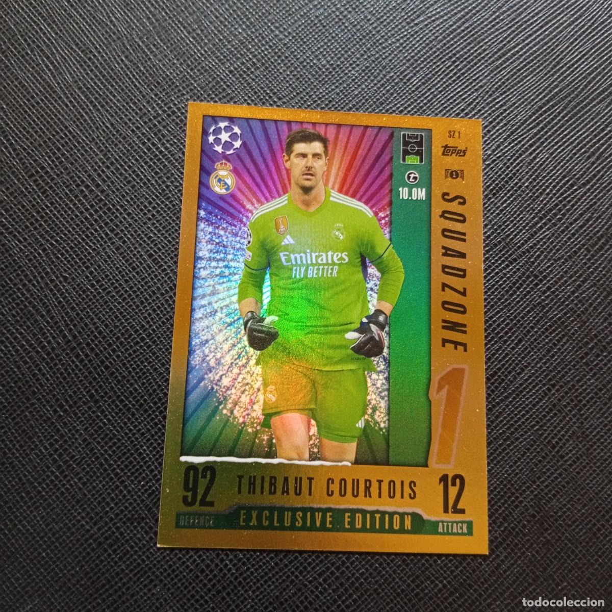 Cromos de f&uacute;tbol: COURTOIS REAL MADRID TOPPS MATCH ATTAX 2023 2024 FUTBOL 23 24 - A217 PG59 EXCLUSIVE EDITION