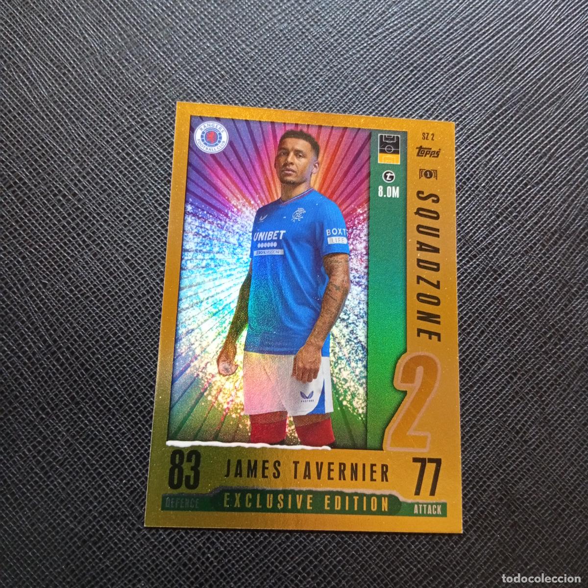 Cromos de f&uacute;tbol: JAMES TAVERNIER RANGERS TOPPS MATCH ATTAX 2023 2024 FUTBOL 23 24 - A217 PG59 EXCLUSIVE EDITION
