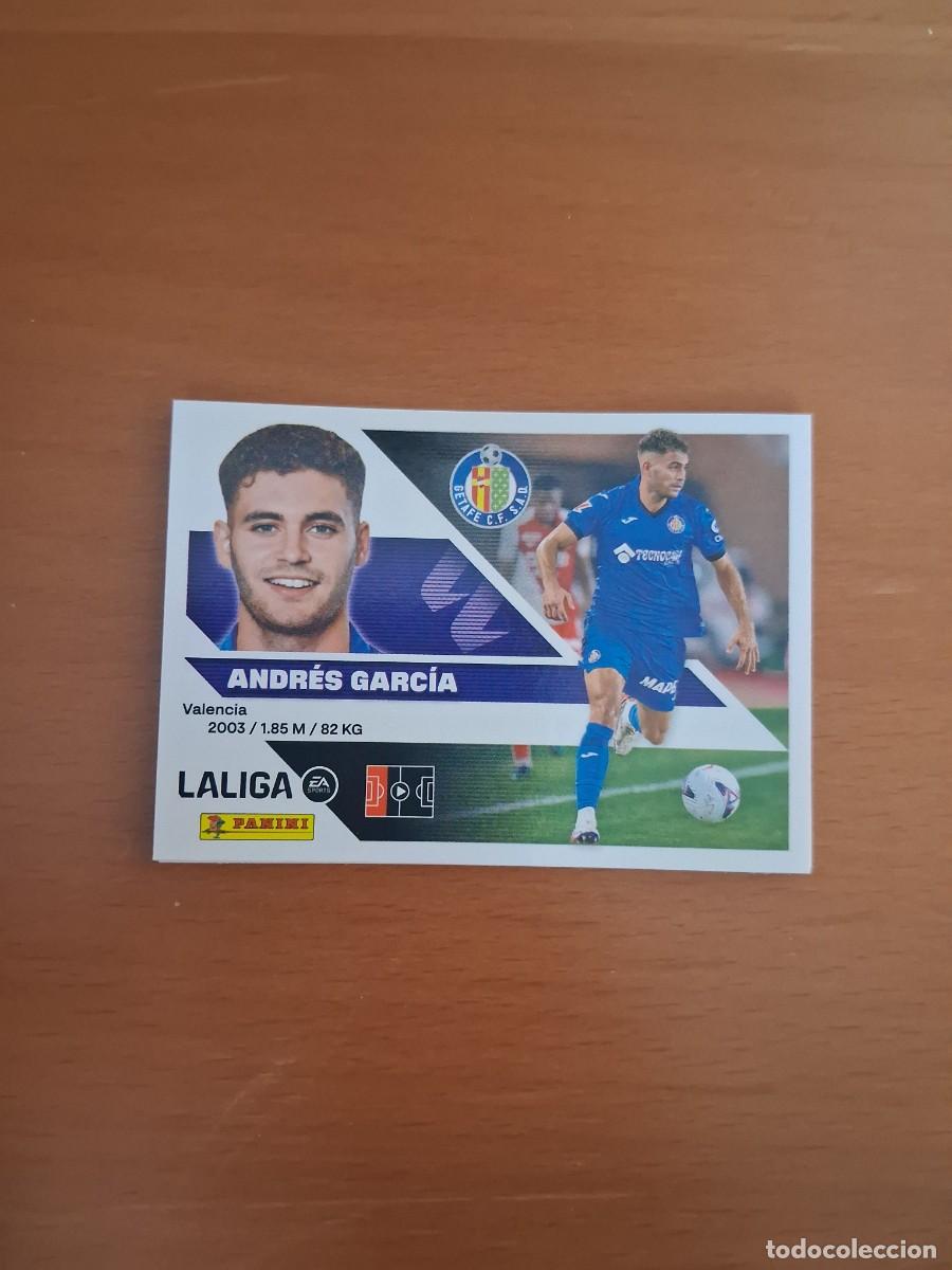 Cromos de f&uacute;tbol: Ediciones Este 2026 2027 26 27 Ultimos Fichajes Getafe CF 18 Andres Garcia