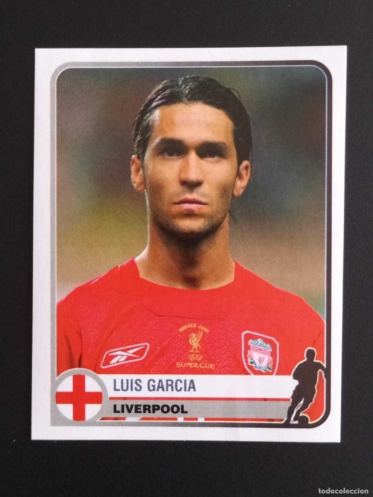 Cartes &agrave; collectionner de Football: 187 LUIS GARCIA LIVERPOOL STICKER CHAMPIONS OF EUROPE 1955 2005 2004 04 05 PANINI