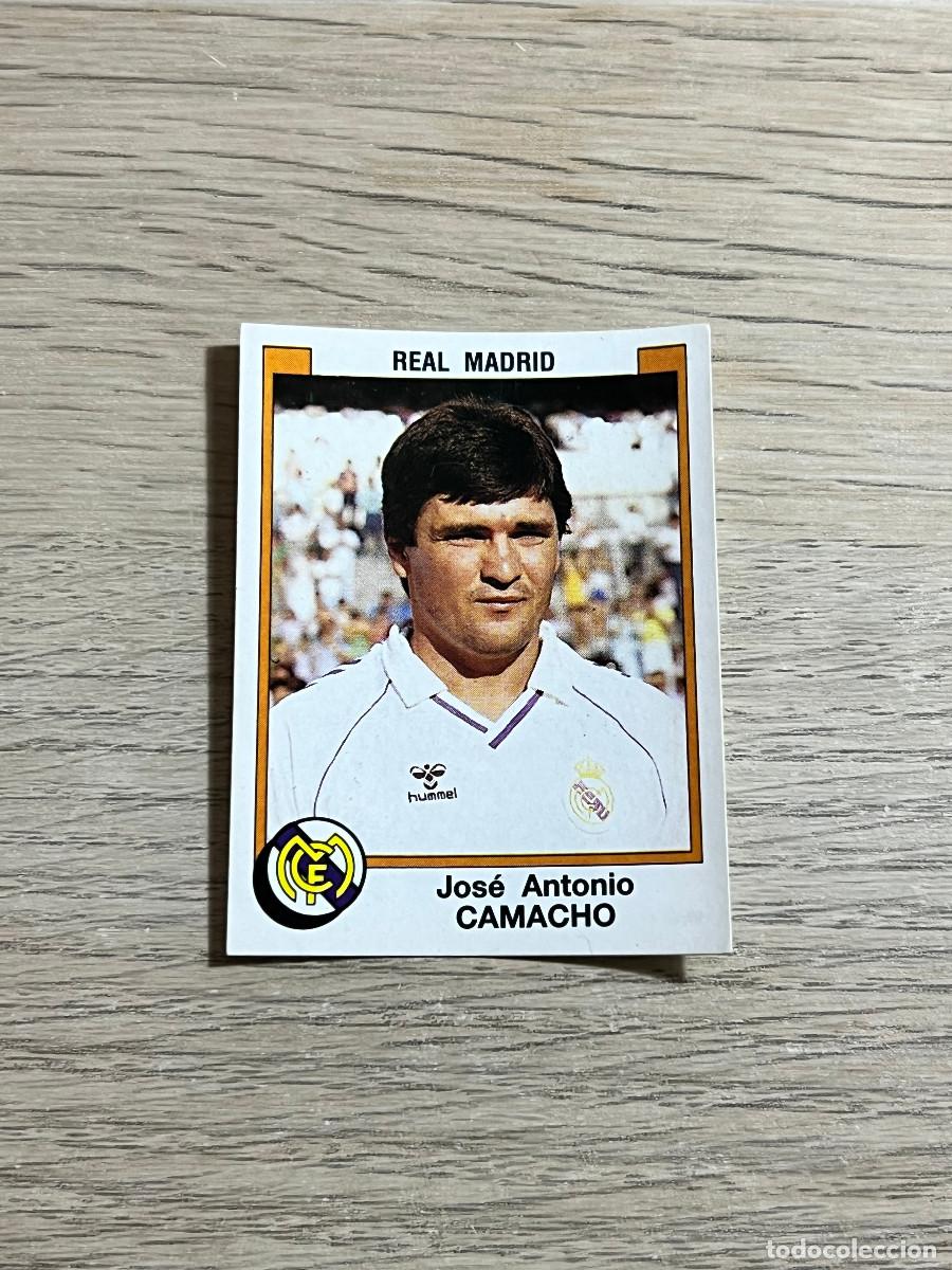 Cromos de f&uacute;tbol: 183 CAMACHO REAL MADRID LIGA FUTBOL 88 PANINI NUNCA PEGADO SIN PEGAR 1988