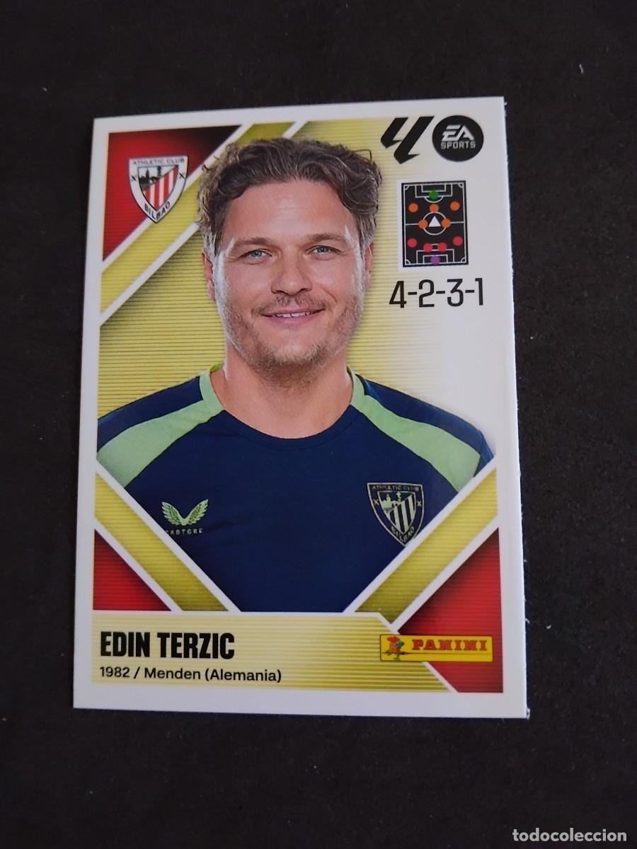 Cromos de f&uacute;tbol: EDIN TERZIC ENTRENADOR - ATHLETIC CLUB 2 - PANINI LIGA ESTE 2026-27 2026 2027 cromos futbol STICKER