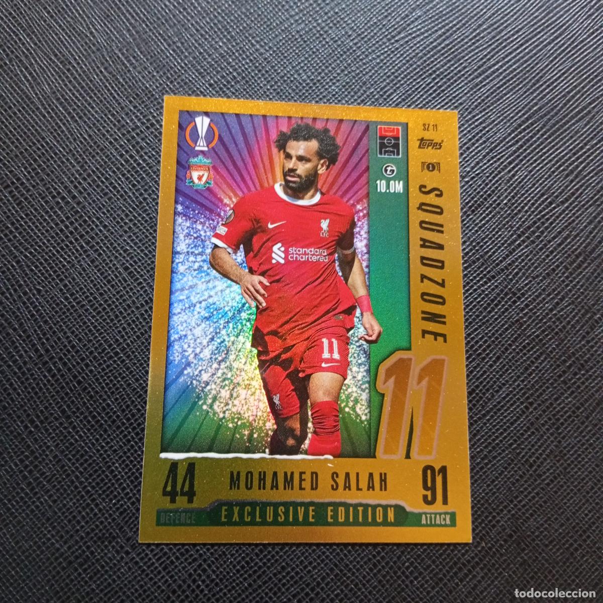Fu&szlig;ball-Sticker: SALAH LIVERPOOL TOPPS MATCH ATTAX 2023 2024 FUTBOL 23 24 - A217 PG60 EXCLUSIVE EDITION
