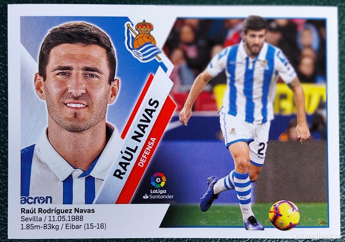 Fu&szlig;ball-Sticker: 6 RAUL NAVAS REAL SOCIEDAD CROMOS ALBUM EDICIONES ESTE 2019 2020 19 20