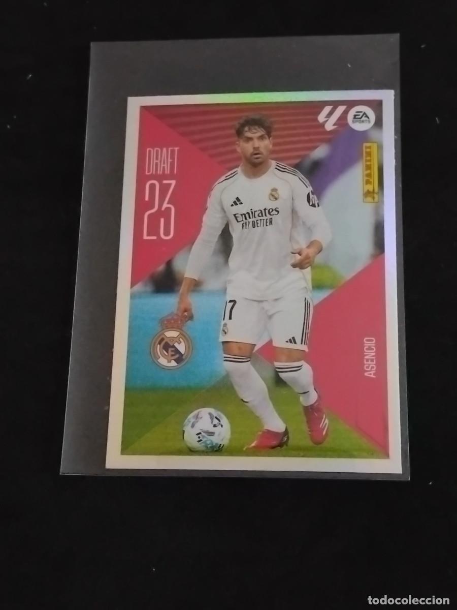 Cromos de f&uacute;tbol: ASENCIO 1 DRAFT 23 - REAL MADRID - PANINI LIGA ESTE 2026-27 2026 2027 cromos futbol LaLiga STICKER