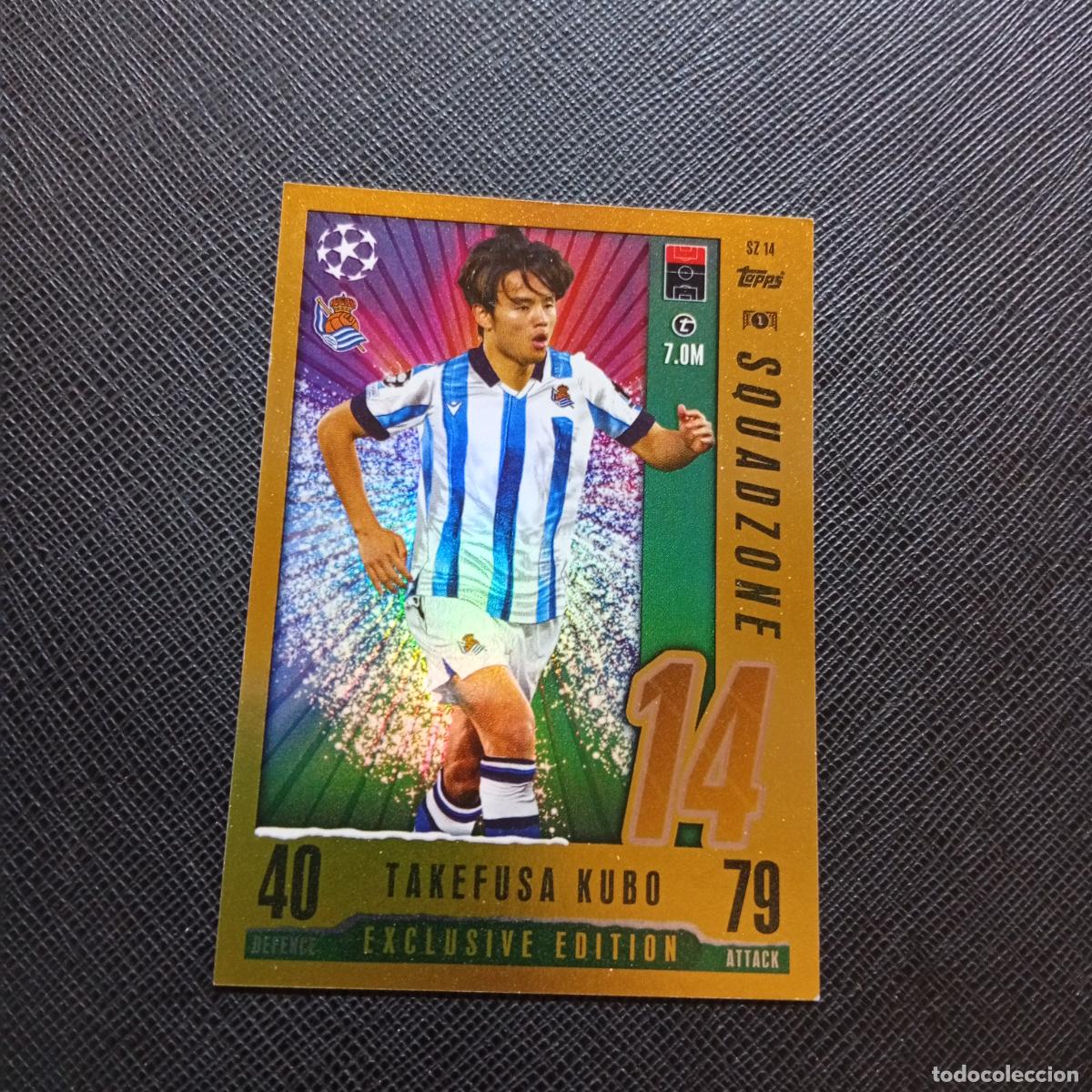 Cromos de f&uacute;tbol: KUBO REAL SOCIEDAD TOPPS MATCH ATTAX 2023 2024 FUTBOL 23 24 - A217 PG60 EXCLUSIVE EDITION