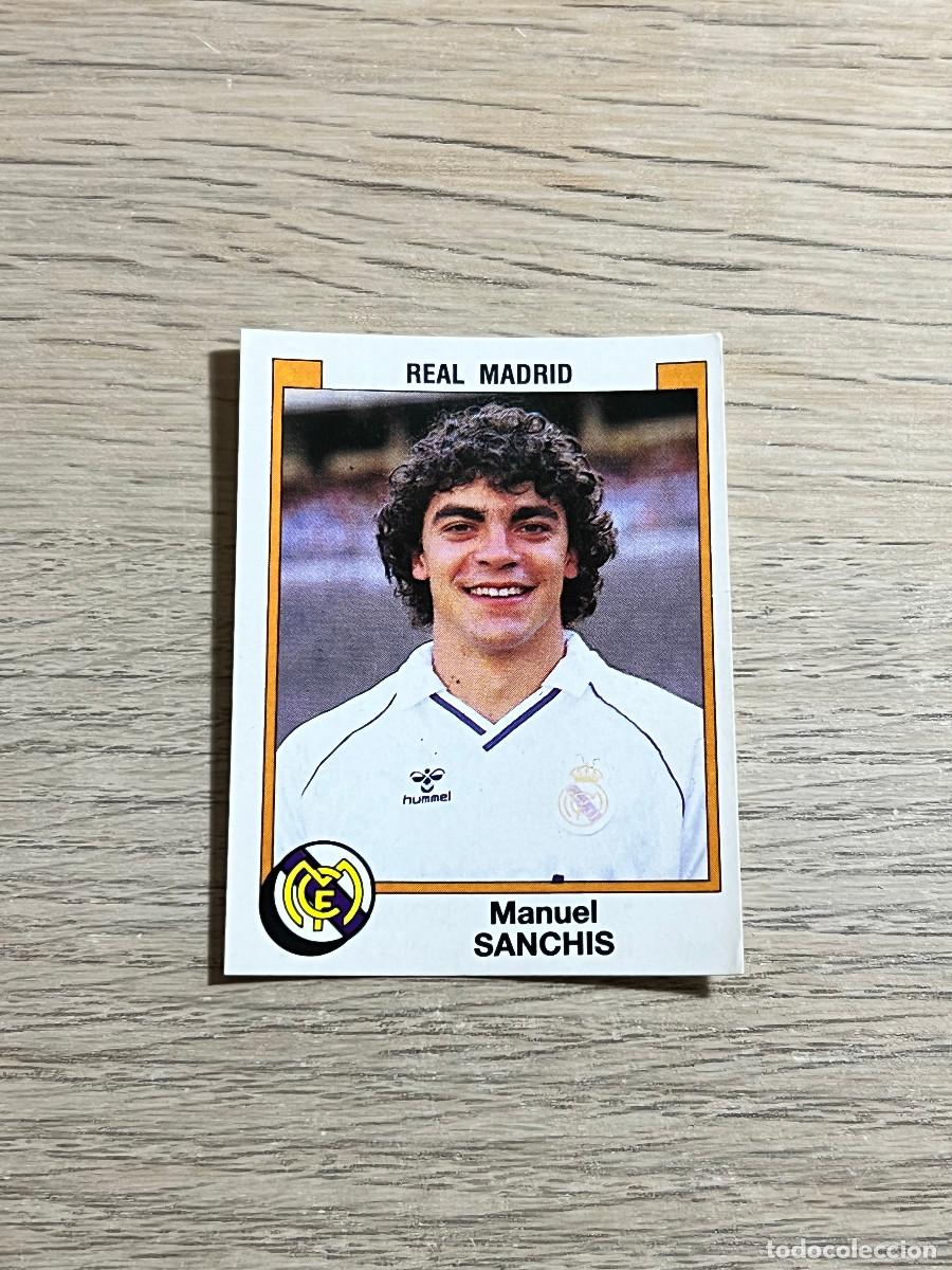Cromos de f&uacute;tbol: 181 SANCHIS REAL MADRID LIGA FUTBOL 88 PANINI NUNCA PEGADO SIN PEGAR 1988