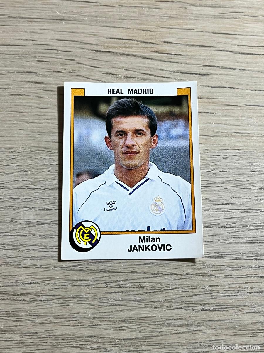 Cromos de f&uacute;tbol: 184 JANKOVIC REAL MADRID LIGA FUTBOL 88 PANINI NUNCA PEGADO SIN PEGAR 1988