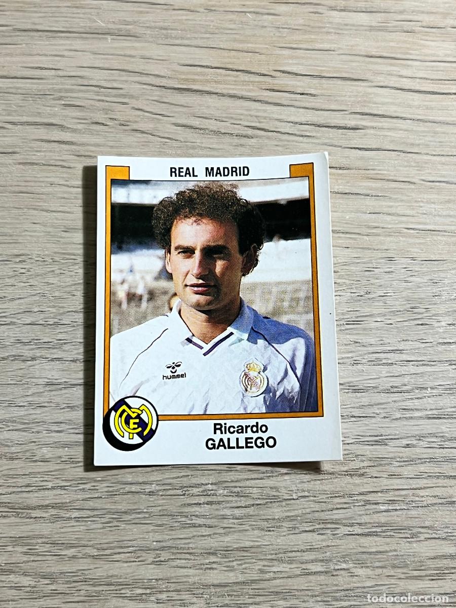 Football Stickers: 185 GALLEGO REAL MADRID LIGA FUTBOL 88 PANINI NUNCA PEGADO SIN PEGAR 1988